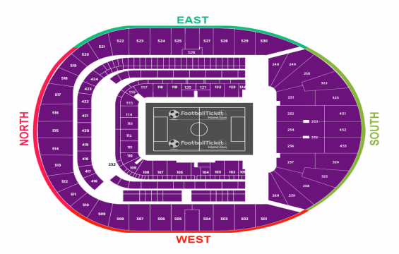Tottenham Hotspur Stadium Seating Chart